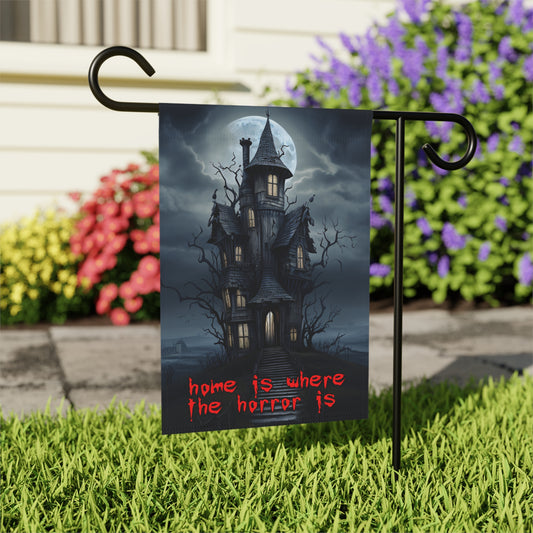 Tim Burton Style Haunted House Banner
