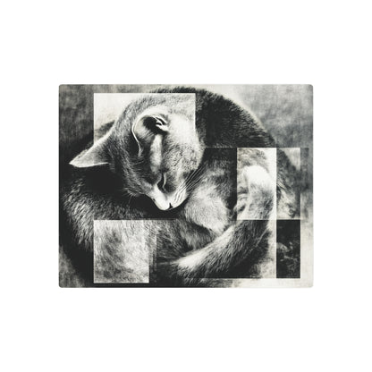 Abstract Pets Theme Metal Wall Art Inspired by Kazimir Malevich - Unique Pop Art Decor - Metal Wall Art Print