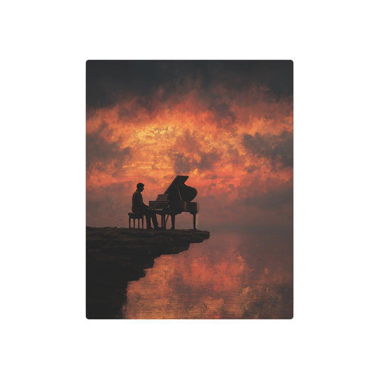 Vintage Charlie Bowater Style Digital Painting Metal Wall Art