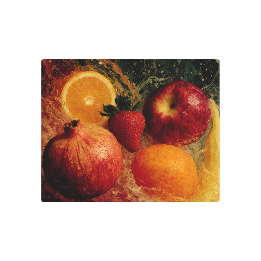 Dutch Inspired Willem De Kooning Abstract Fruit Metal Wall Art - Metal Wall Art Print