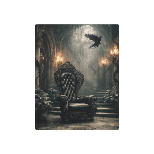 Black Iron Gothic Wall Art in Craig Mullins Style - Metal Wall Art Print