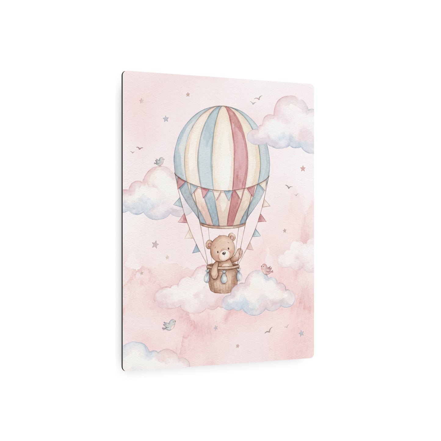 Teddy Bear Hot Air Balloon Nursery Wall Art