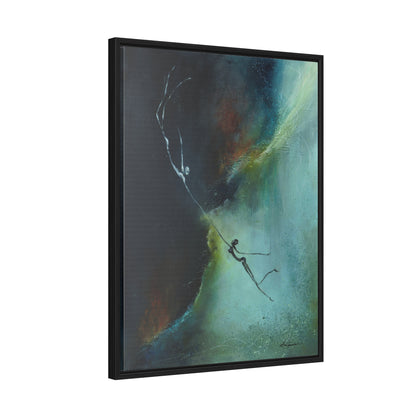 Connection Through Exploration - Reproduction of an Original Gallery Wrapped Canvas Print, Asia Popinska