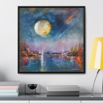 Celestial Feast by Asia Popinska, Celestial Art Painting Reprint on Floating Gallery Canvas