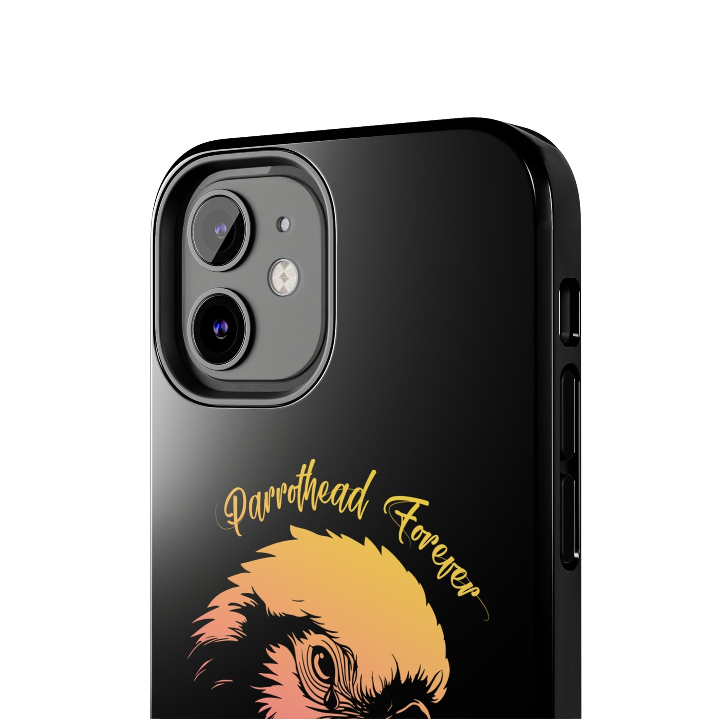 Jimmy Buffett Tribute iPhone Case - Parrot with Teardrop for Parrotheads gift Jimmy Buffett tribute rip margaritaville phone case