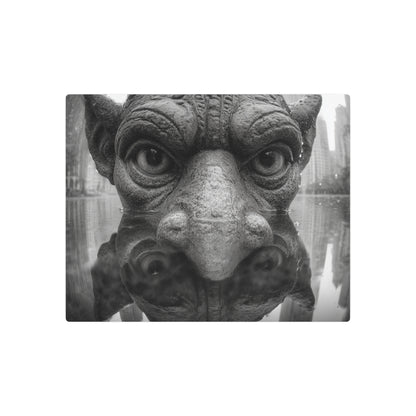 Picasso Inspired Gothic Gargoyle Metal Wall Art Décor Sign - Metal Wall Art Print