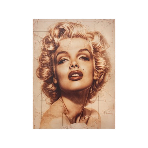 Marilyn Monroe Portrait Satin Poster - 2 Sizes