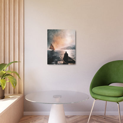 David Hockney Inspired Metal Wall Art with Nautical Type Theme