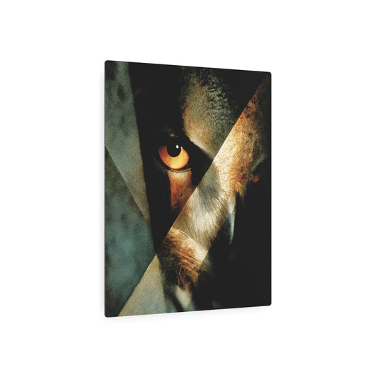 Kazimir Malevich Style Wildlife Abstract Metal Wall Art Sign