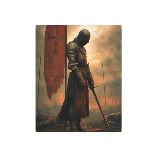 Imposing Gothic Knight Metal Wall Art by Craig Mullins — A Digital Painting Extravaganza - Metal Wall Art Print