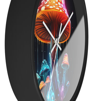 Neon Mushroom Wall Clock Incredible Vibrant Design and Colors, Awesome  Clock for any Dorm Room, College Gift, Neon Decor, Unique Clock
