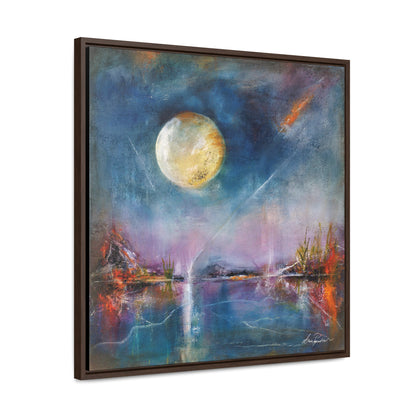 Celestial Feast by Asia Popinska, Celestial Art Painting Reprint on Floating Gallery Canvas