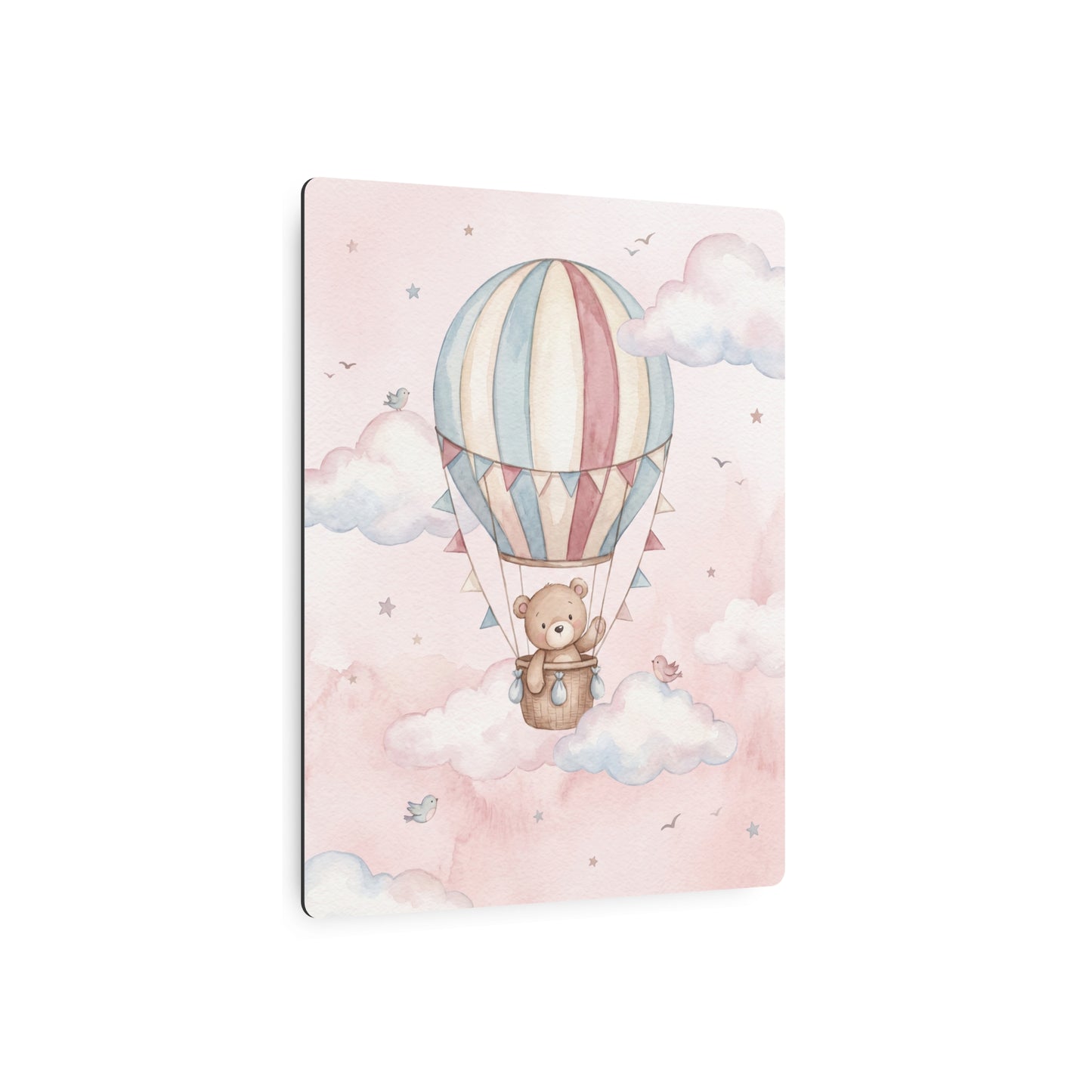 Teddy Bear Hot Air Balloon Nursery Wall Art