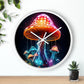 Neon Mushroom Wall Clock Incredible Vibrant Design and Colors, Awesome  Clock for any Dorm Room, College Gift, Neon Decor, Unique Clock