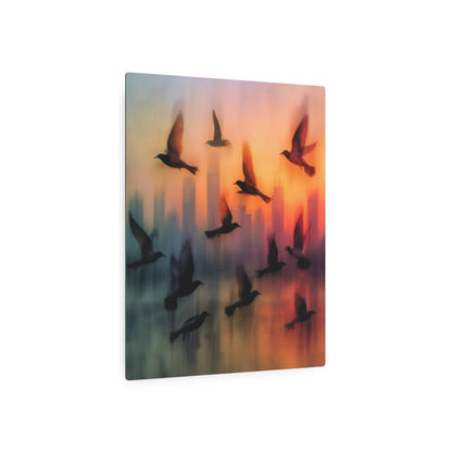 Stunning 'Joan Miro Style' Abstract Bird Metal Wall Art Sign