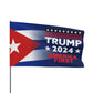 Trump 2024 Flag America First Cuban Flag, 60"x36"