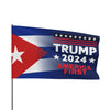 Trump 2024 Flag America First Cuban Flag, 60"x36"