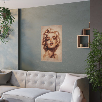 Marilyn Monroe Portrait Satin Poster - 2 Sizes