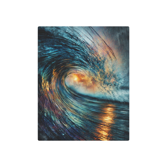 Nautical Abstract Metal Wall Art in Joan Mira Style - Marine Accents