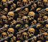 Gold Skull Pattern for 20oz Tumblers - Digital Design - Digital Download Insert