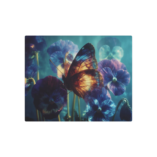 Cinestill 800T Worm Butterfly Metal Wall Art - Vibrant Home Decor Sign - Metal Wall Art Print