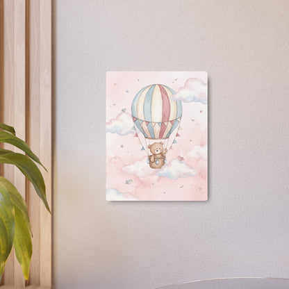 Teddy Bear Hot Air Balloon Nursery Wall Art