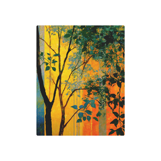 Rothko-Styled Abstract Acrylic Metal Wall Art - Chic Home Decor