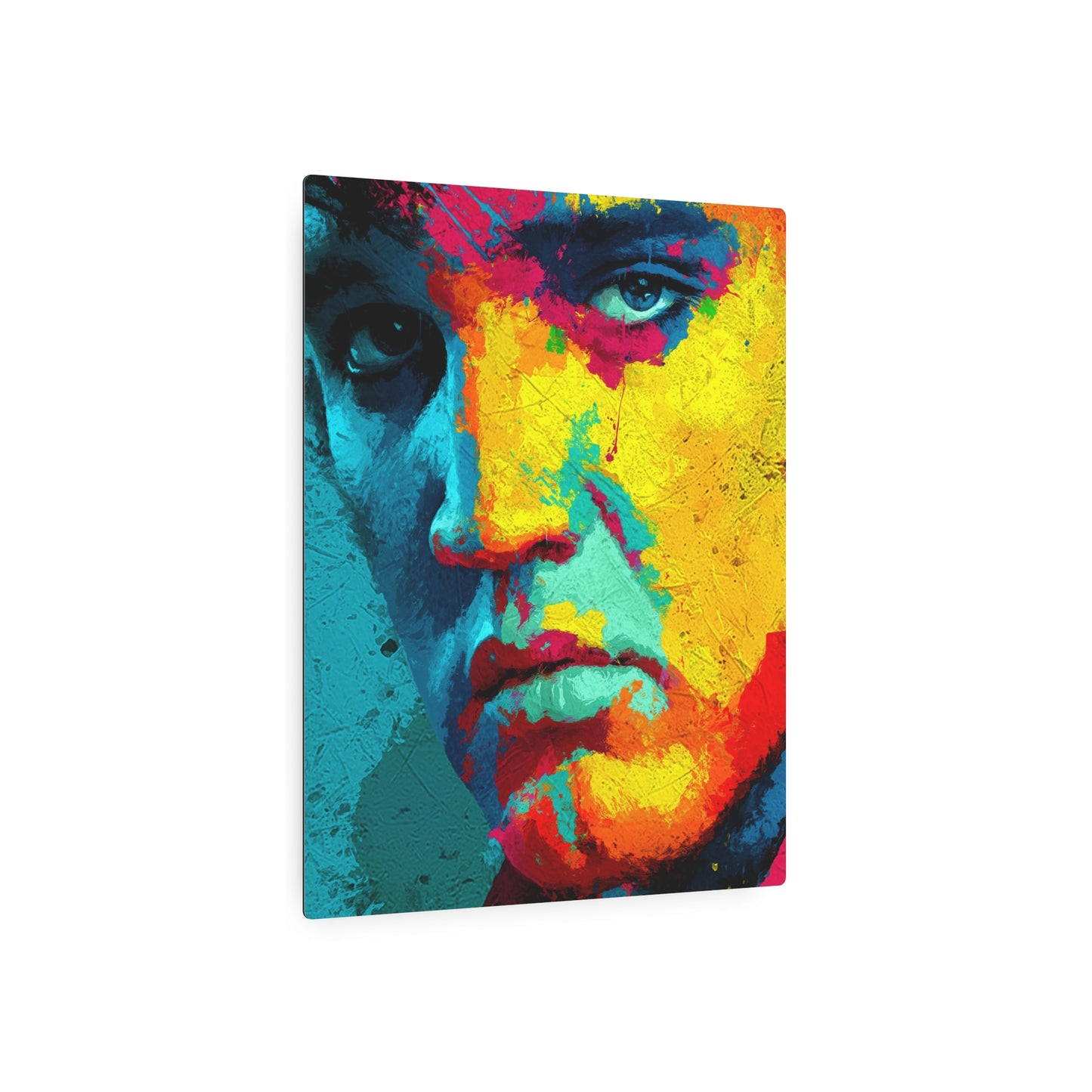 Eye-Catching Elvis Presley Pop Art Trendy Metal Wall Sign