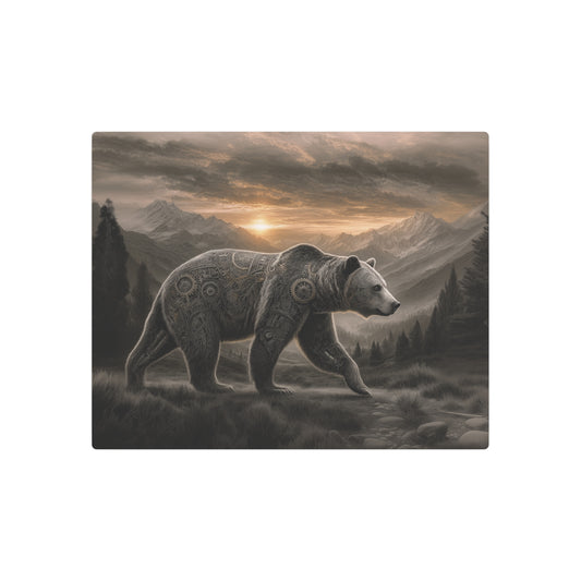 Sunrise Low: Steampunk Wildlife Metal Wall Art Sign