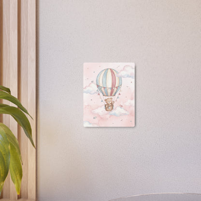 Teddy Bear Hot Air Balloon Nursery Wall Art