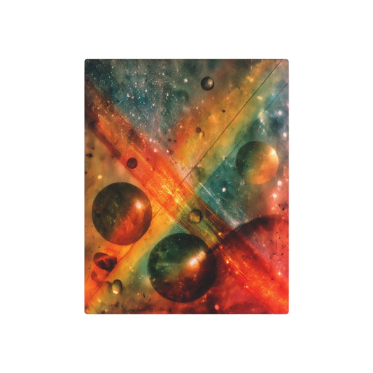 Robust Torchlight Metal Wall Art – Shinning High Angle Fomapan Print - Metal Wall Art Print