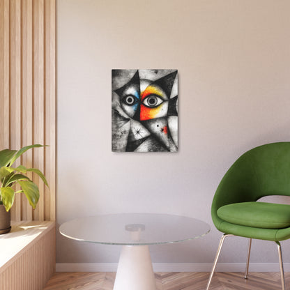 Joan Mira Inspired Nautical Print Metal Wall Art - Marine Life