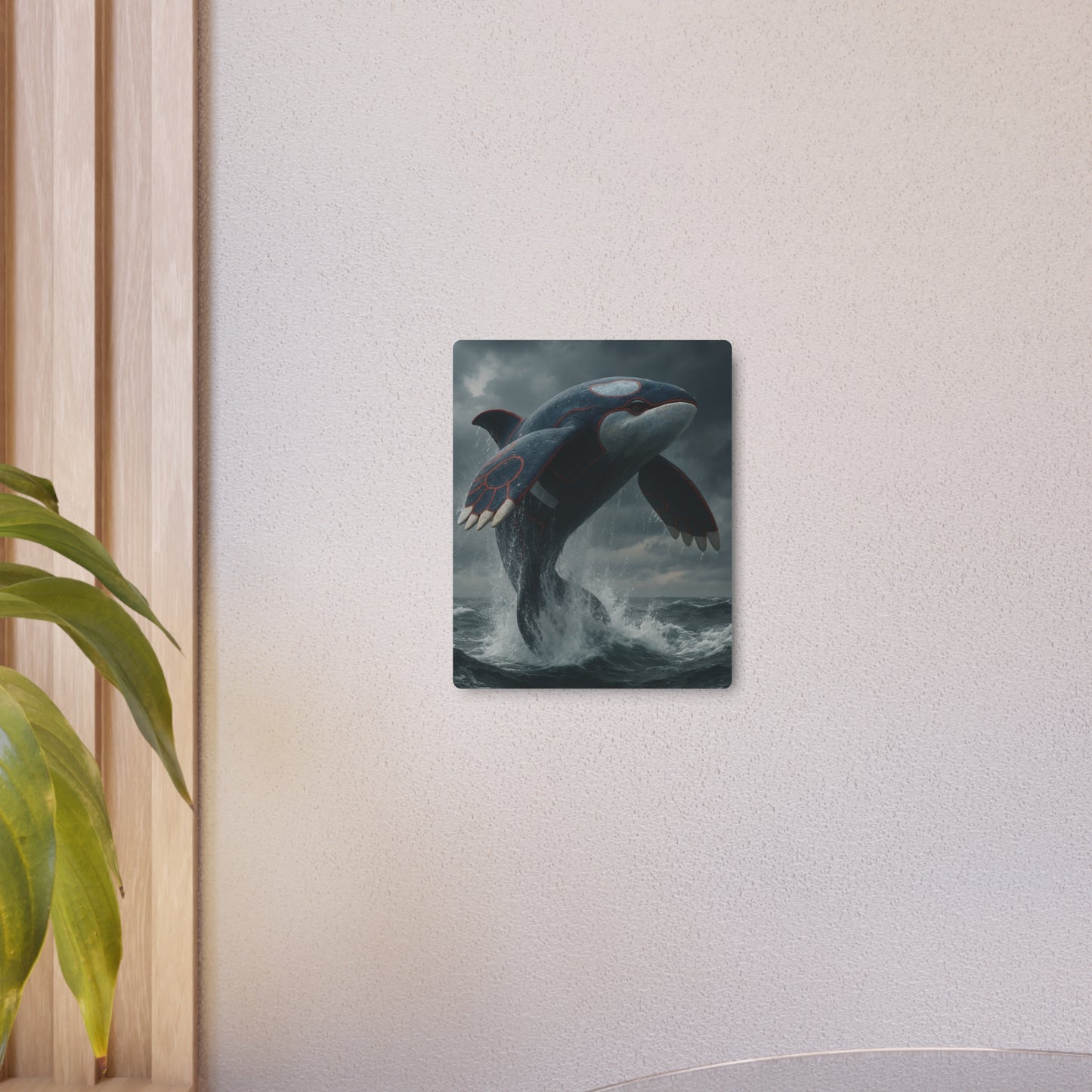 Spectacular Kyogre Pokemon Metal Wall Art | Legendary Water Theme Décor