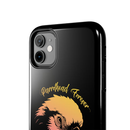 Jimmy Buffett Tribute iPhone Case - Parrot with Teardrop for Parrotheads gift Jimmy Buffett tribute rip margaritaville phone case