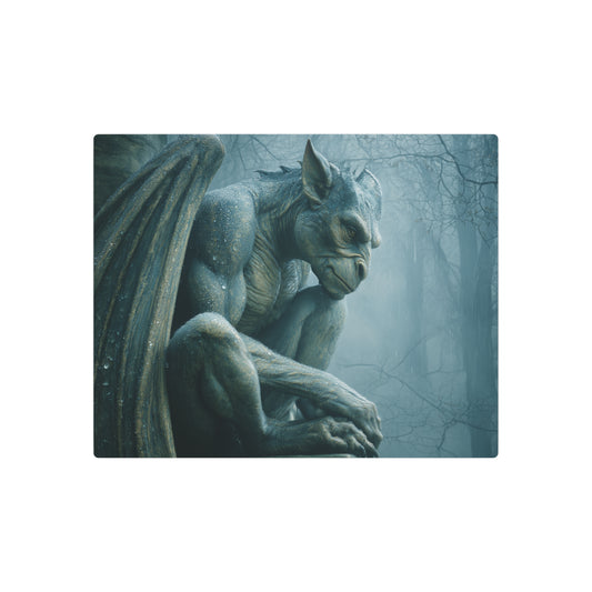 Aaron Griffin Gothic Gargoyle Metal Wall Art in Digital Painting Style - Metal Wall Art Print