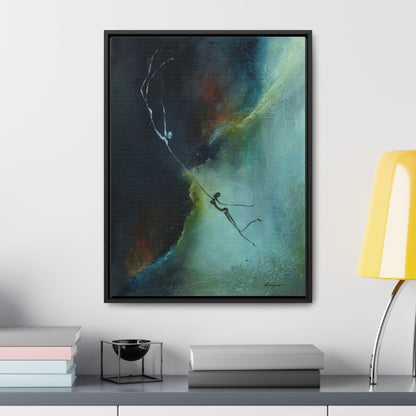 Connection Through Exploration - Reproduction of an Original Gallery Wrapped Canvas Print, Asia Popinska