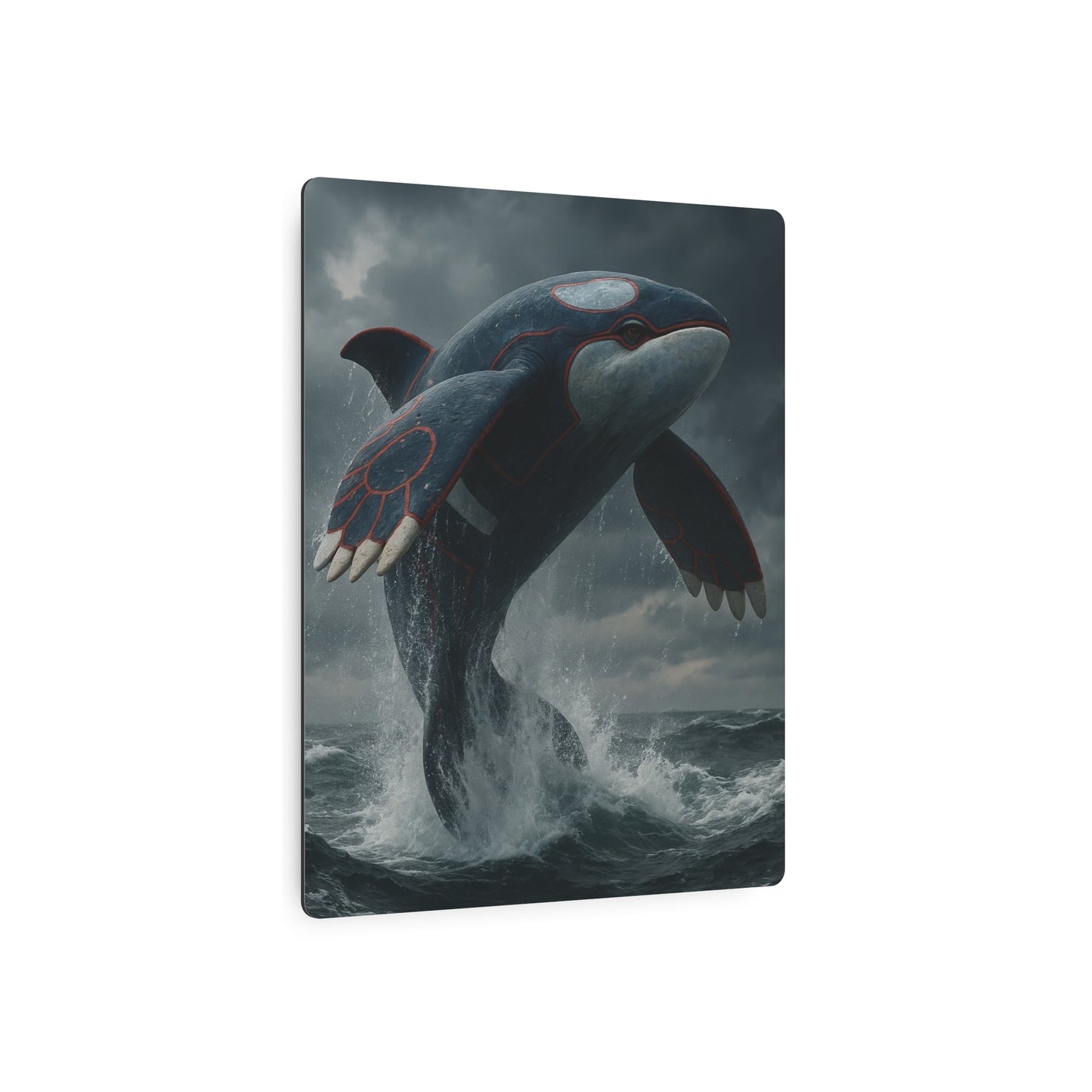 Spectacular Kyogre Pokemon Metal Wall Art | Legendary Water Theme Décor