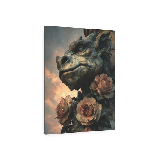 Salvador Dali Inspired Gothic Gargoyle Metal Wall Art - Metal Wall Art Print