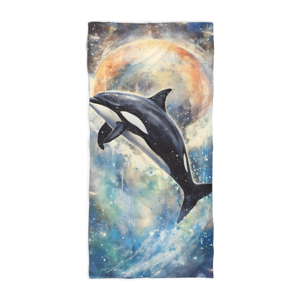Awesome Killer Whale Beach Towel 