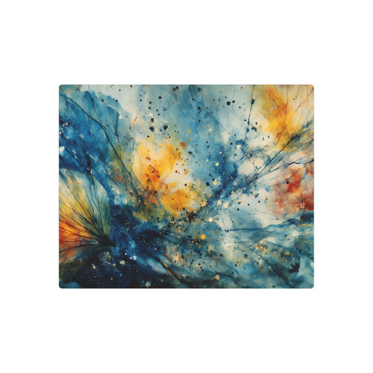 Jasper Johns-Inspired Metal Wall Art - Encaustic Print Decor