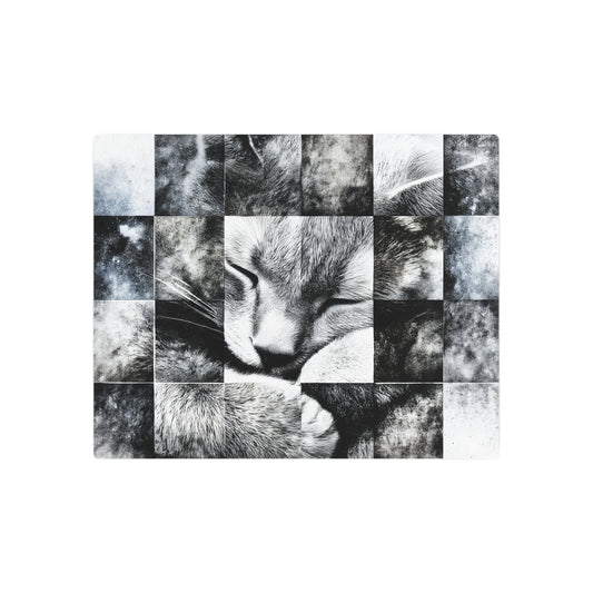 Abstract Metal Wall Art in Malevich Style - Pet-inspired Stormy Decor Piece