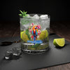 Jimmy Buffett Bar Glass | Colorful Parrot 10 oz Bar Glass |  Parrothead Paradise for Margaritaville Tribute Buffett Fans