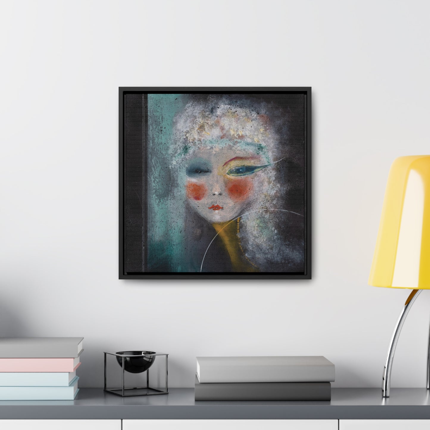 Empowering Asian-Inspired Art - 'Let Me Be Me' by Asia Popinska - Unique Woman's Portrait on Floating Gallery Canvas