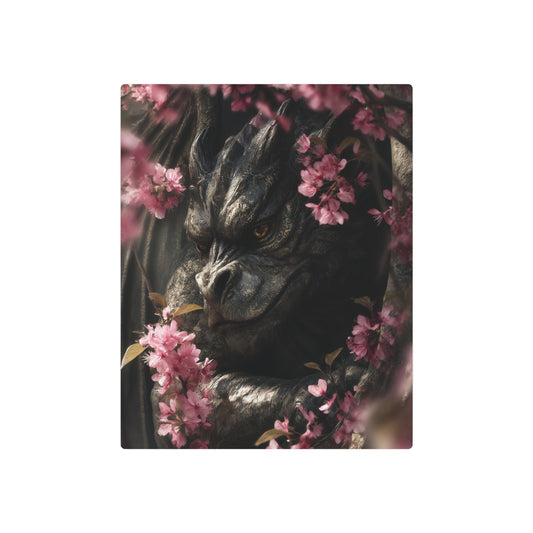 Gothic Gargoyle Metal Wall Art in Aaron Griffin Art Style - Metal Wall Art Print