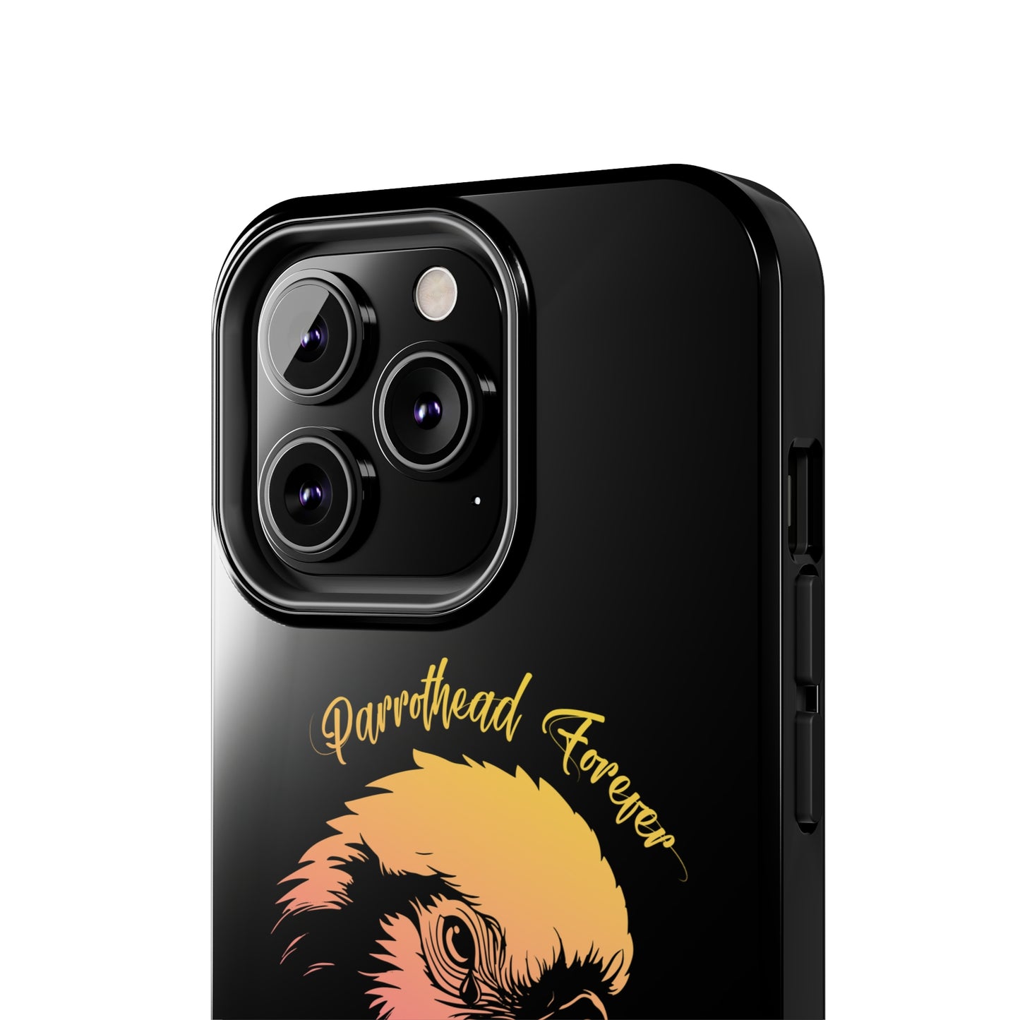 Jimmy Buffett Tribute iPhone Case - Parrot with Teardrop for Parrotheads gift Jimmy Buffett tribute rip margaritaville phone case