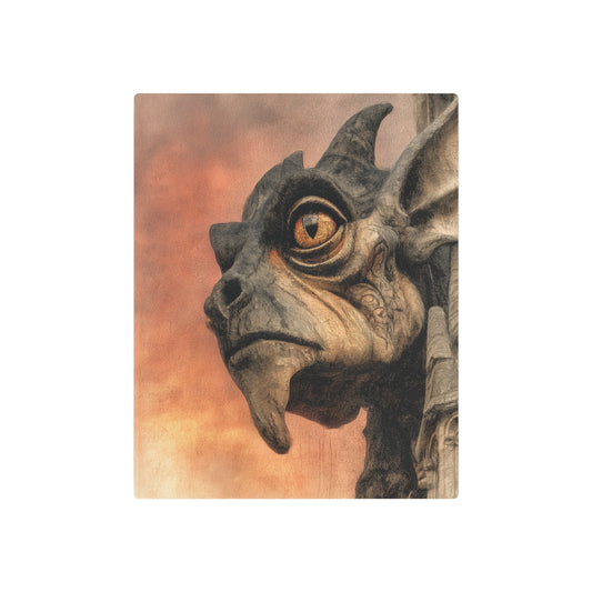 Picasso Inspired Gargoyle Metal Wall Art: Dark Gothic Inspiration - Metal Wall Art Print