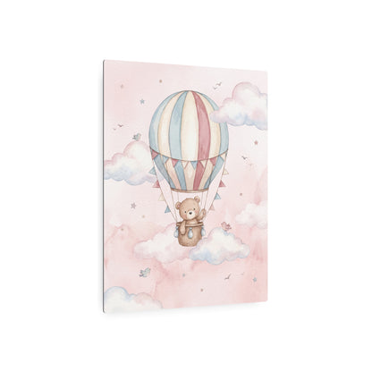 Teddy Bear Hot Air Balloon Nursery Wall Art