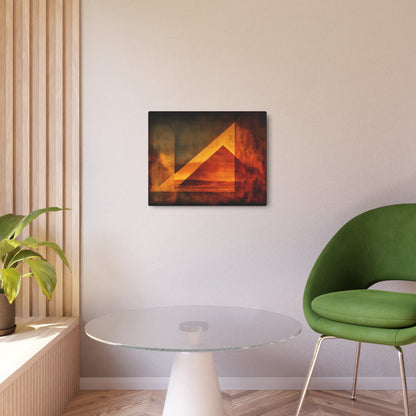 Mark Rothko Style Abstract Metal Wall Art - Morning Architectural Theme