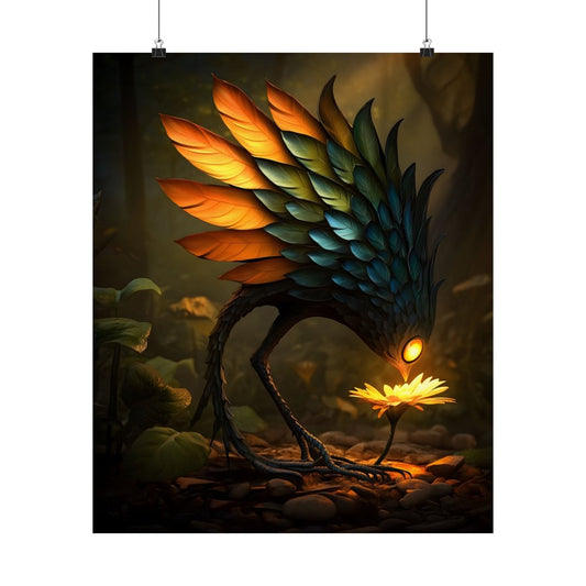 Fantasy Creature Matte Vertical Poster