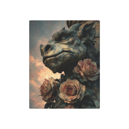 Salvador Dali Inspired Gothic Gargoyle Metal Wall Art - Metal Wall Art Print